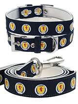 Scotland Football Team Collar & Lead Set - Our Official Scotland Retro Collar & Lead Set are lightweight and 
incredibly strong. The collar has been finished with chrome detailing 
including the eyelets and tip of the collar. A matching harness is 
available to purchase separately. You can be sure that this stylish 
collar & lead will be...