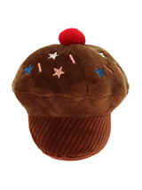 Chocolate Pupcake Plush & Squeaky Dog Toy - Every dog likes a nice pastry but as we all know the real thing is not the best food for them. Let them munch down on this calorie free pupcake with its delicious looking topping and cherry. For maximum fun pretend it’s for you and savour it before handing it over, it will make it all the more desir...