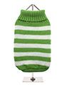 Green & White Candy Stripe Sweater