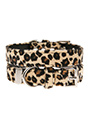 Leopard Print Fabric Collar