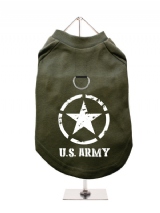 ''U.S. Army'' Harness-Lined Dog T-Shirt