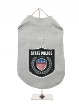 ''State Police'' Harness-Lined Dog T-Shirt