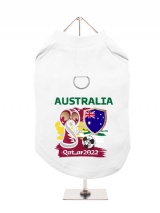 ''World Cup 2022: Australia'' Harness-Lined Dog T-Shirt