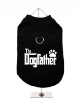 ''The Dogfather'' Harness-Lined Dog T-Shirt