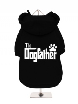 ''The Dogfather'' Fleece-Lined Dog Hoodie / Sweatshirt