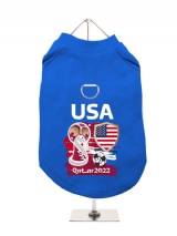 ''World Cup 2022: USA'' Harness-Lined Dog T-Shirt