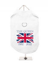 ''Queens Jubilee: The Queen 1952-2022'' Harness-Lined Dog T-Shirt