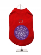 ''Queens Jubilee: Official Emblem'' Harness-Lined Dog T-Shirt