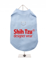 ''Shih Tzu Designer Wear'' Harness-Lined Dog T-Shirt