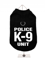 ''Police K-9 Unit'' Harness-Lined Dog T-Shirt