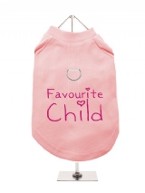 ''Favourite Child'' Harness-Lined Dog T-Shirt