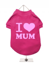 ''Mothers Day: Love Mum'' Dog T-Shirt