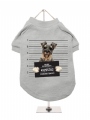 ''Police Mugshot - Schnauzer'' Dog T-Shirt