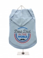 ''Fathers Day: Best Dad In The World'' Dog Hoodie