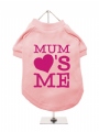 ''Mothers Day: Mum Loves Me'' Dog T-Shirt